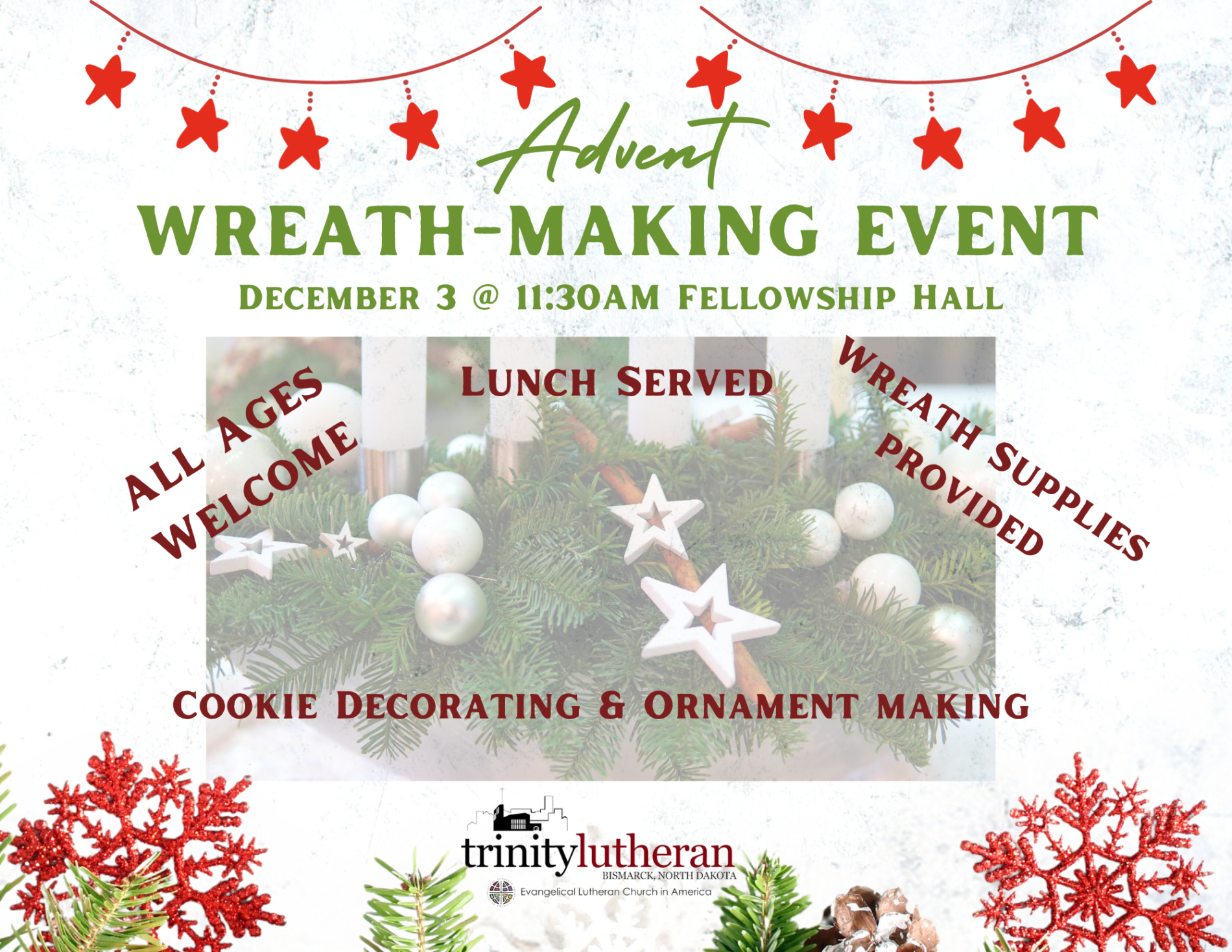 Advent Wreath Making Flyer